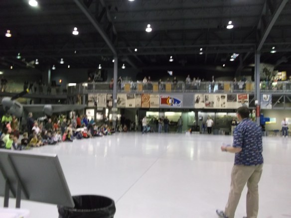 HG as emcee during the Flightfest demo